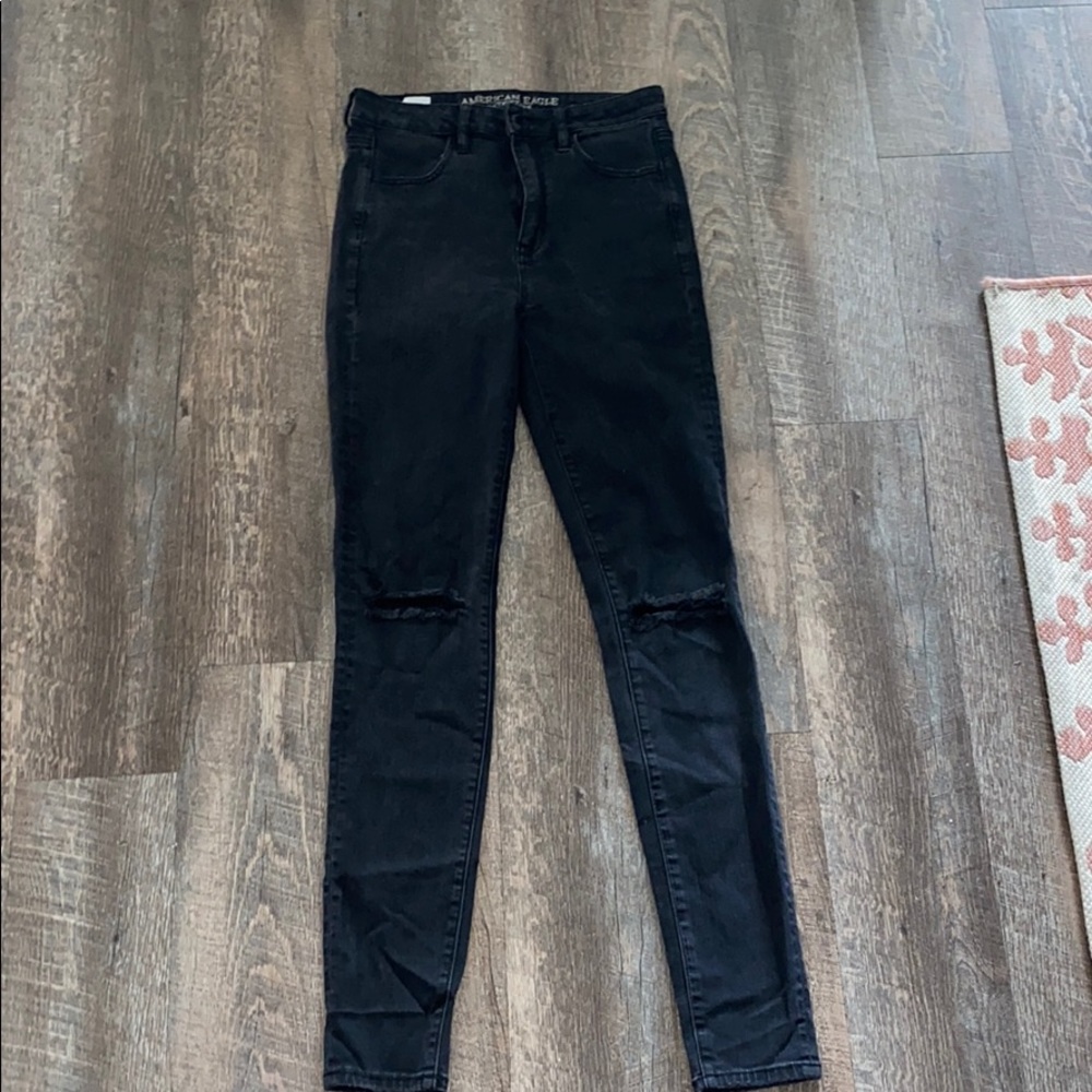 Black jeans from American eagle